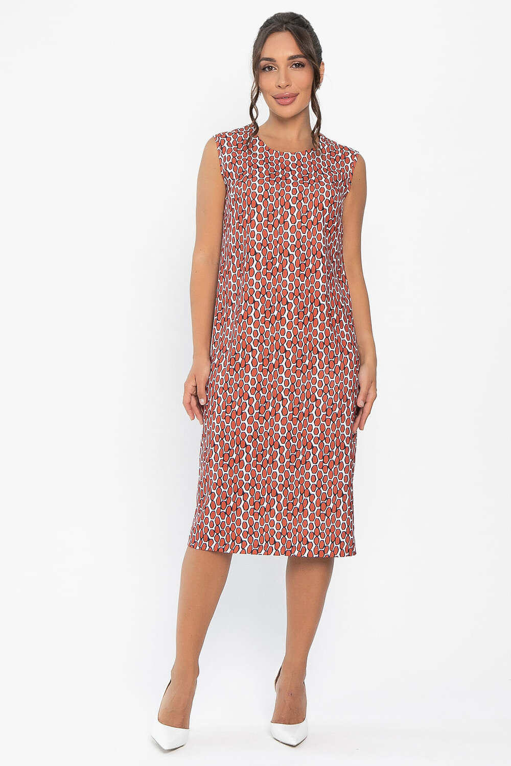 LT Collection Платье 546420 П13979-25М терракотовый