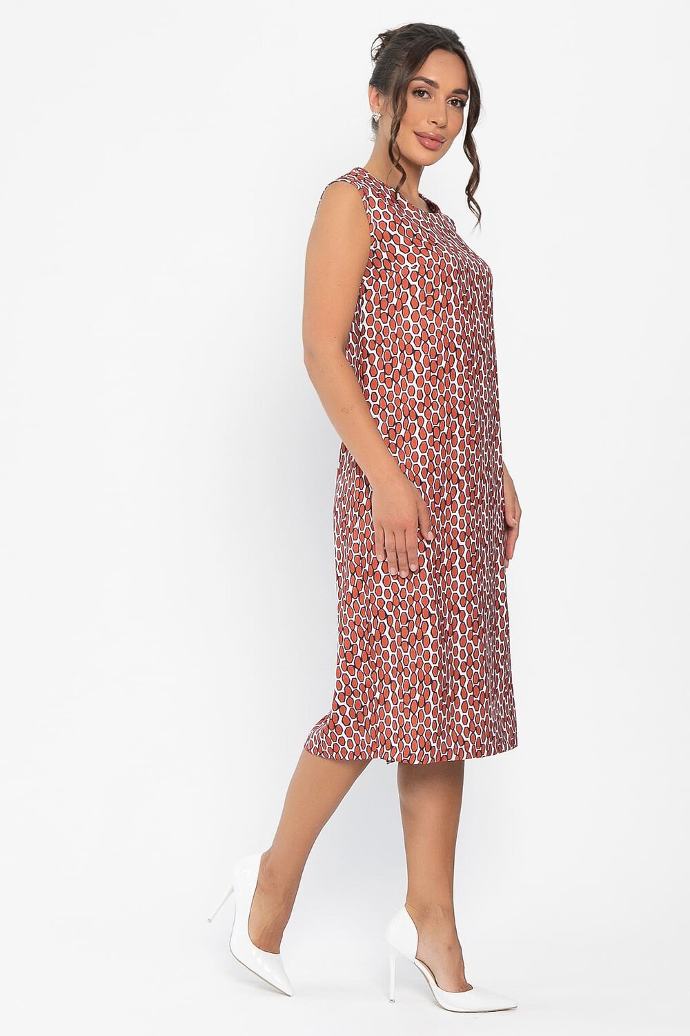 LT Collection Платье 546420 П13979-25М терракотовый