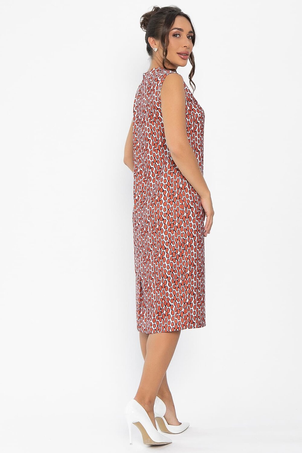 LT Collection Платье 546420 П13979-25М терракотовый