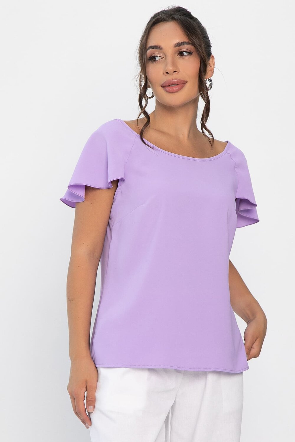 LT Collection Блуза 546423 Б13970-16М сиреневый