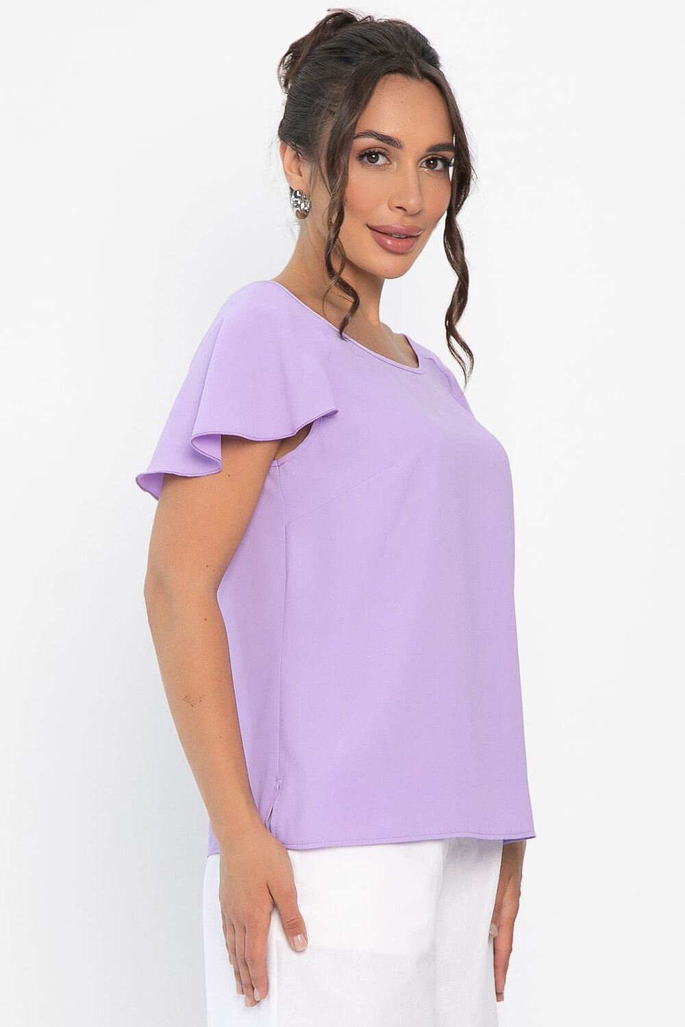 LT Collection Блуза 546423 Б13970-16М сиреневый