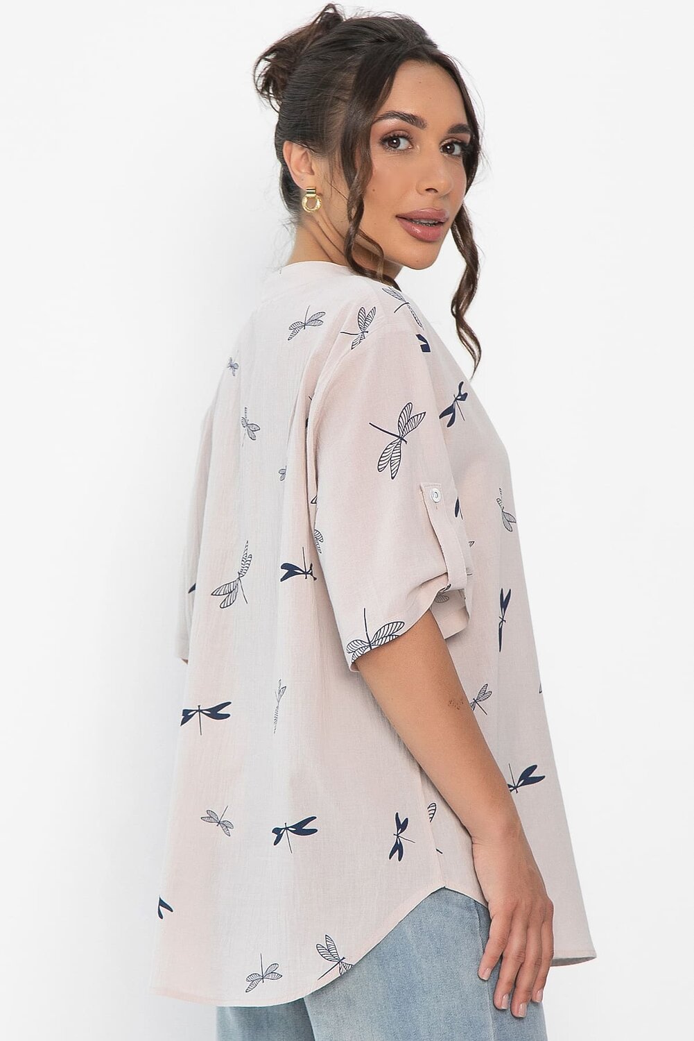 LT Collection Блуза 546425 Б13974-20М светло-бежевый
