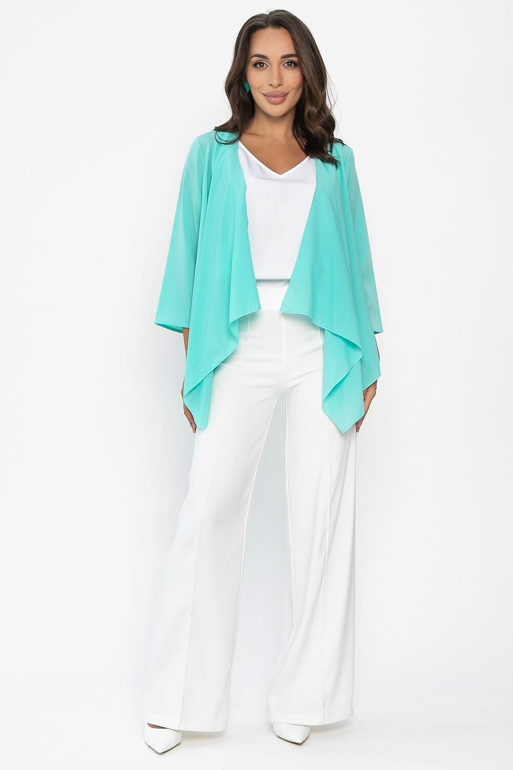 LT Collection Кардиган 546426 Б13967-16М бирюзовый