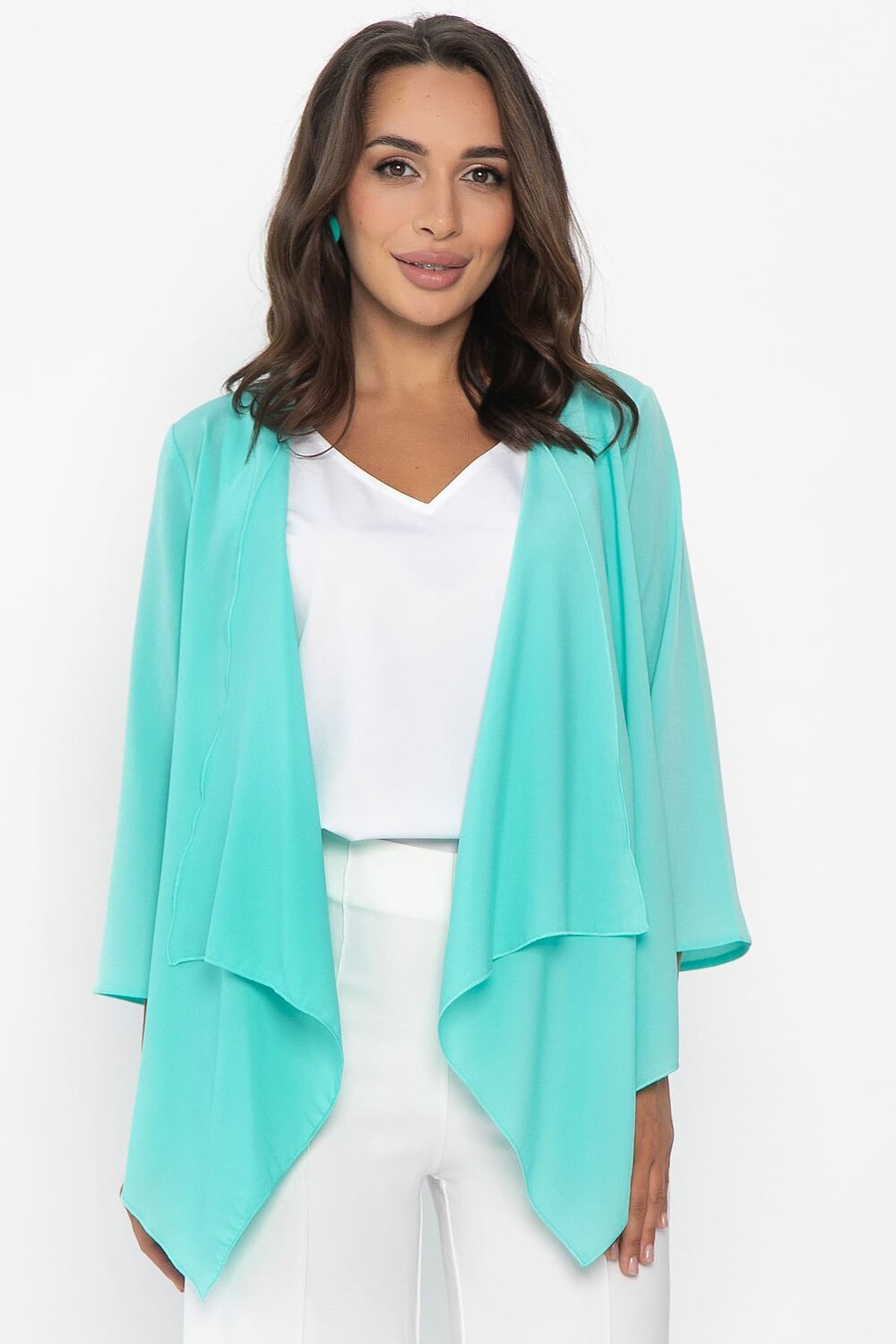 LT Collection Кардиган 546426 Б13967-16М бирюзовый
