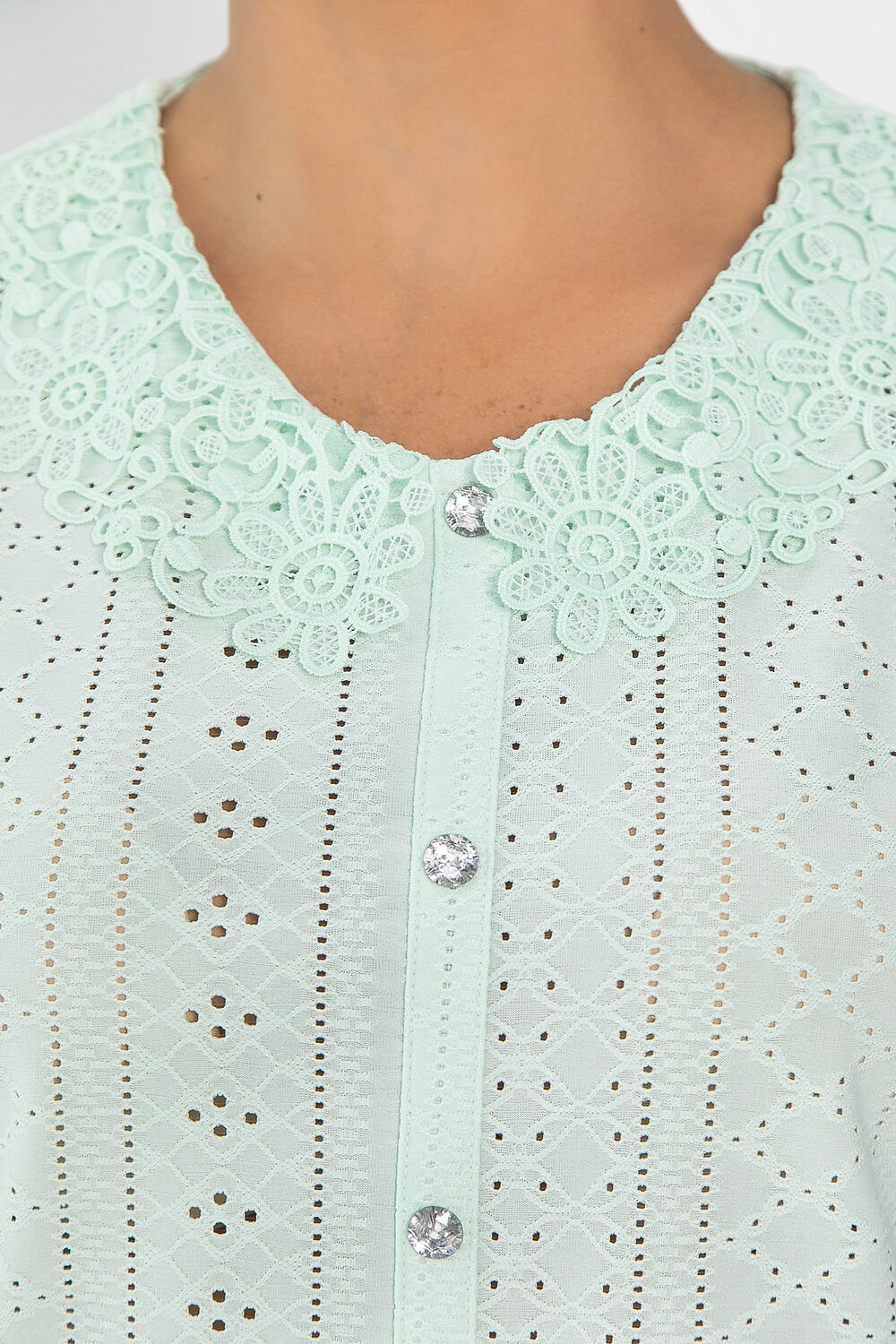 LT Collection Блуза 546427 Б13978-20М мятный
