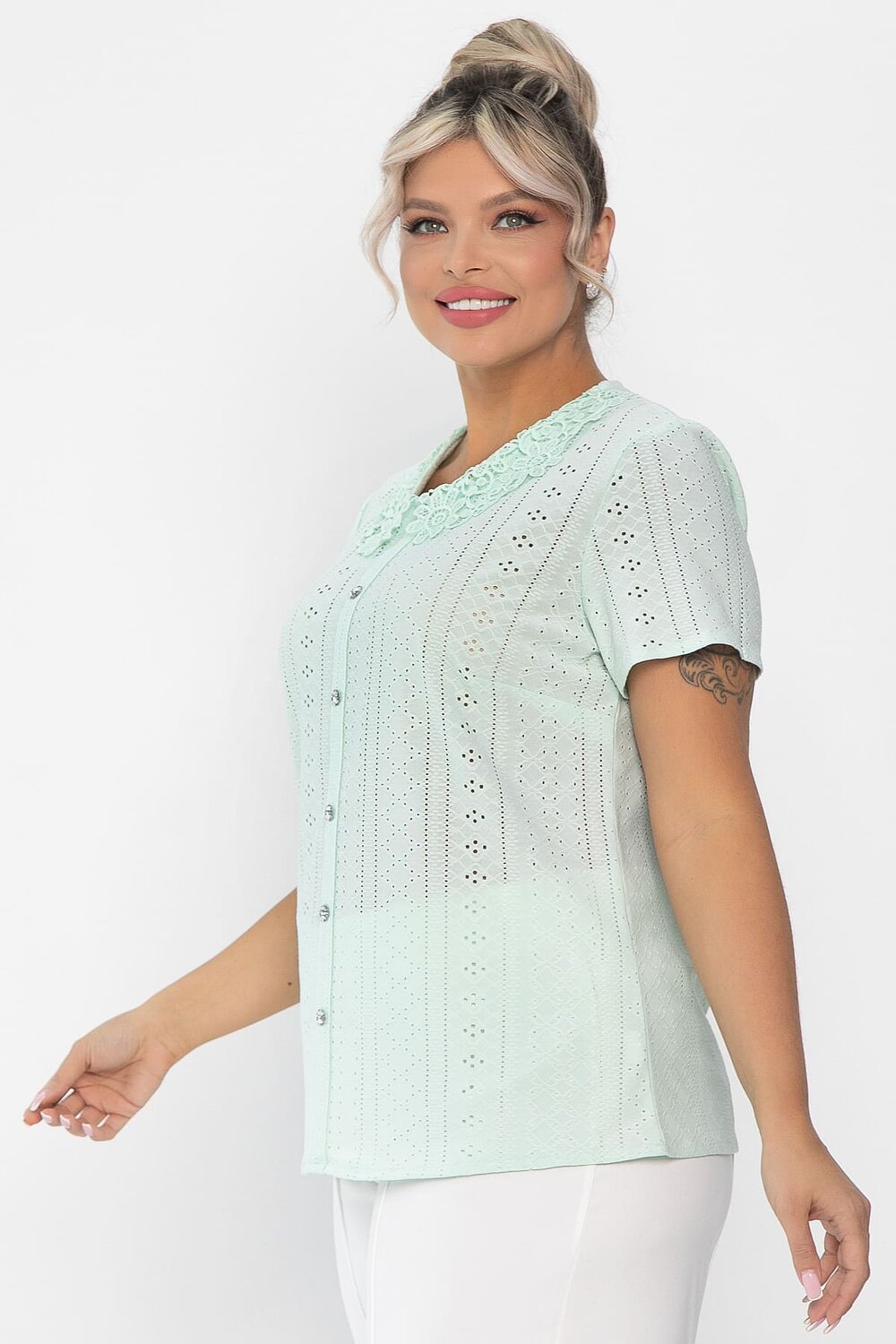 LT Collection Блуза 546427 Б13978-20М мятный