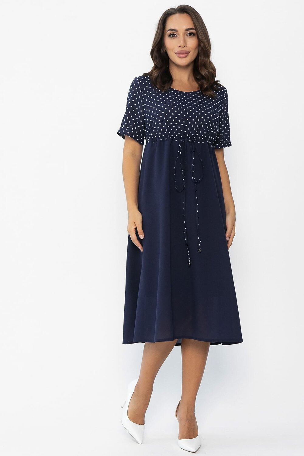 LT Collection Платье 546428 П13992-3М синий