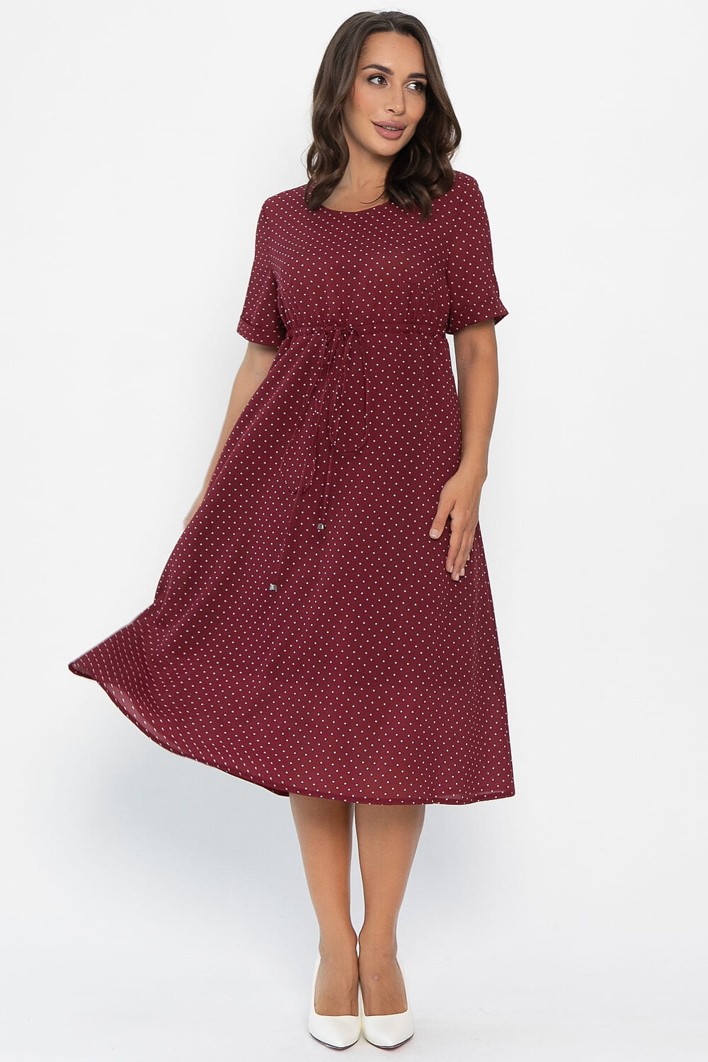 LT Collection Платье 546429 П13984-3М бордовый