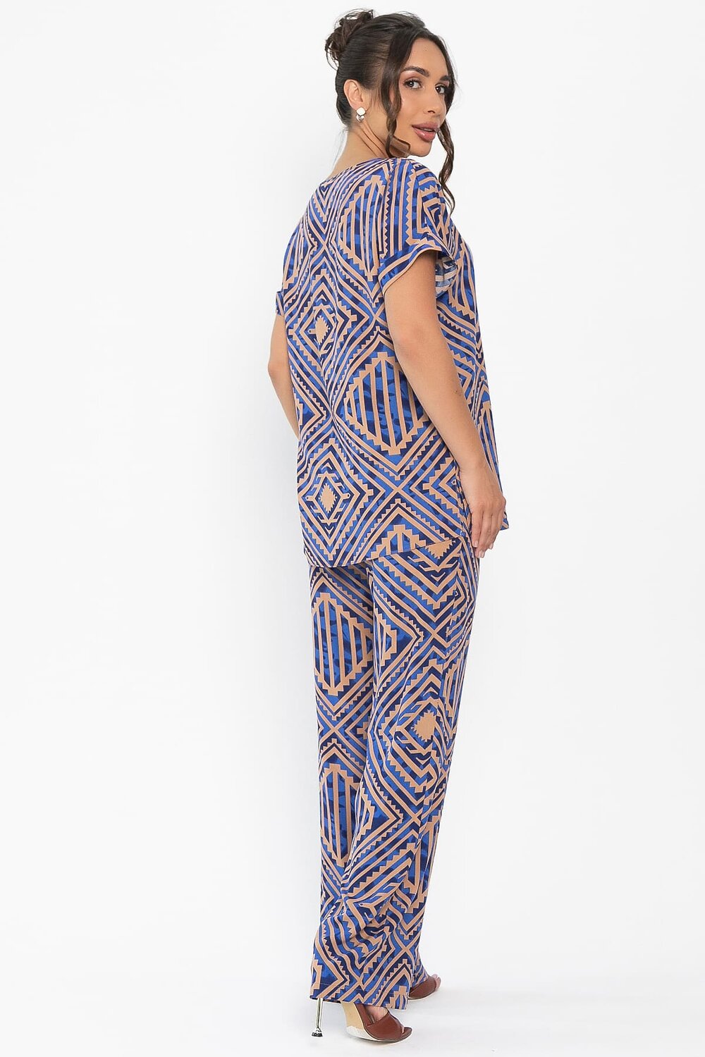 LT Collection Костюм 546432 К13982-12М сине-бежевый