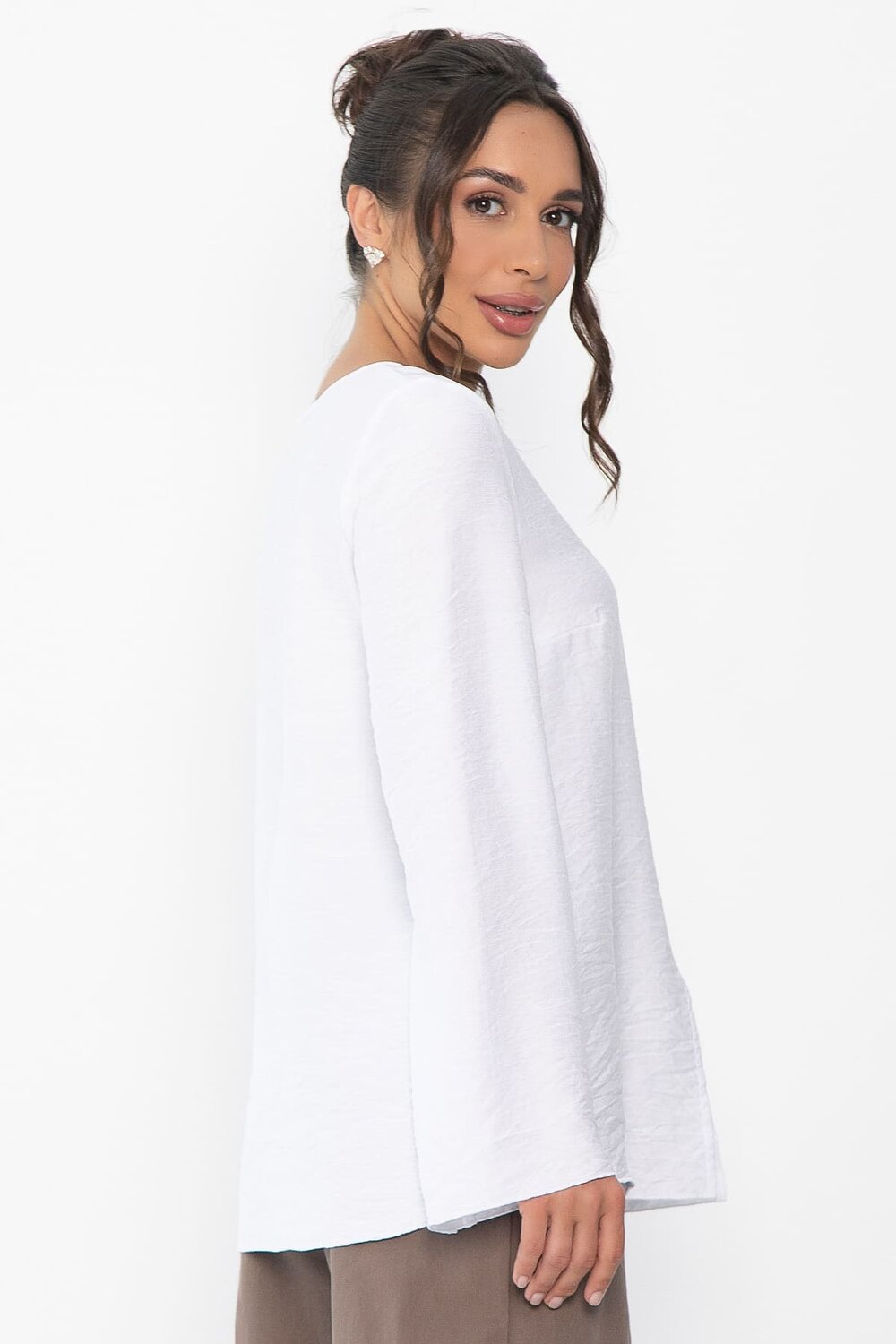 LT Collection Блуза 546436 Б13993-50М белый