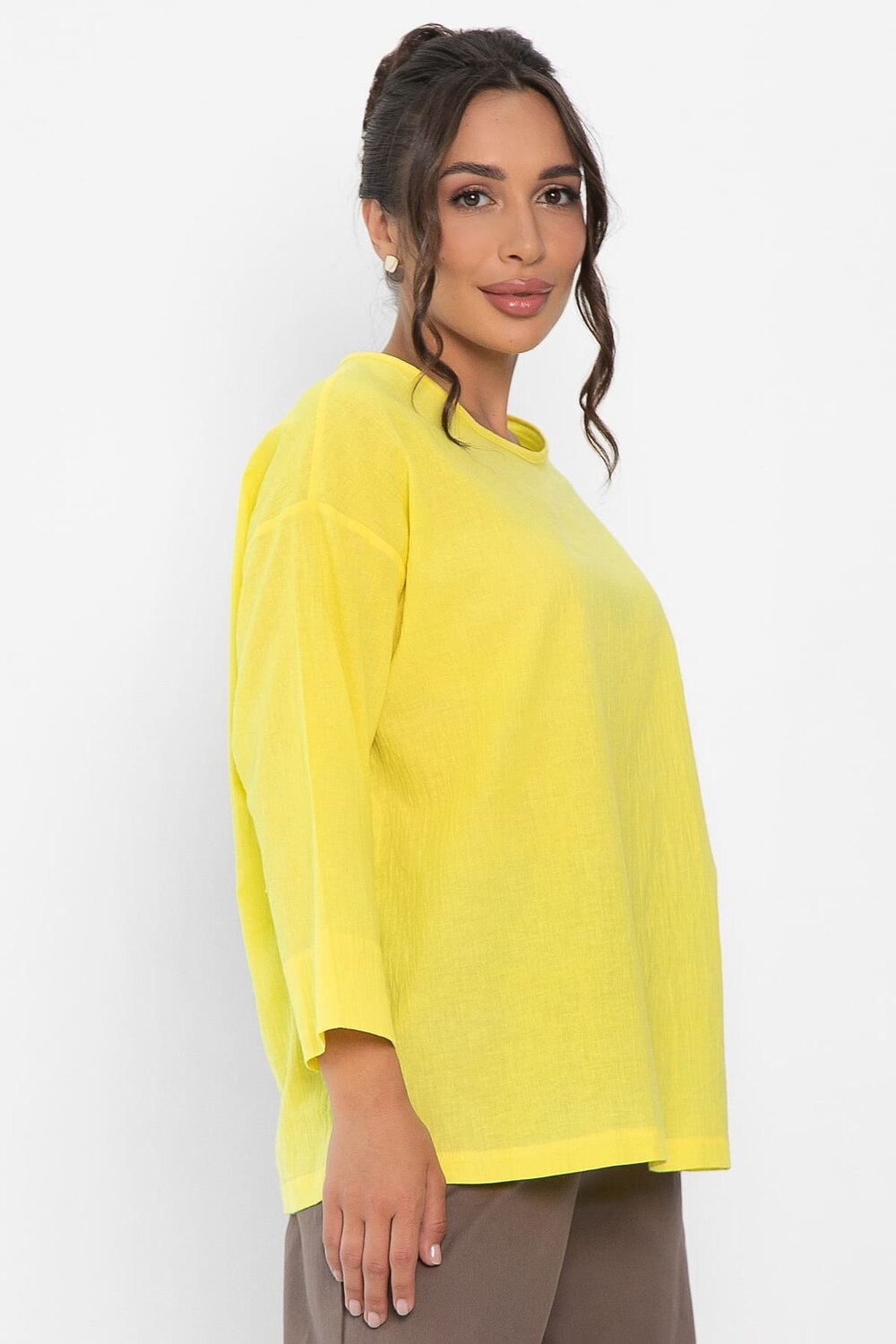LT Collection Лонгслив 546438 Б13988-25М желтый