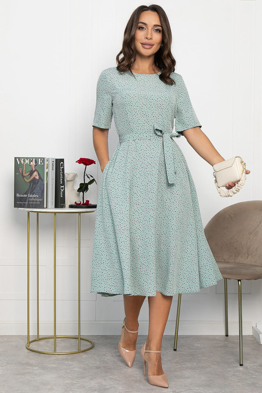 LT Collection Платье 546444 П13999-16М мятный