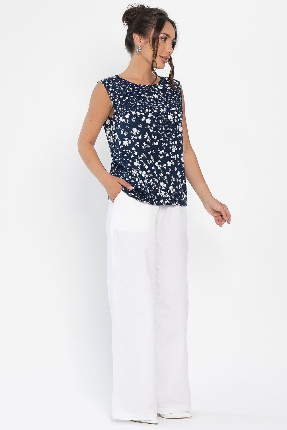 LT Collection Костюм 546446 К14002-30М белый/синий