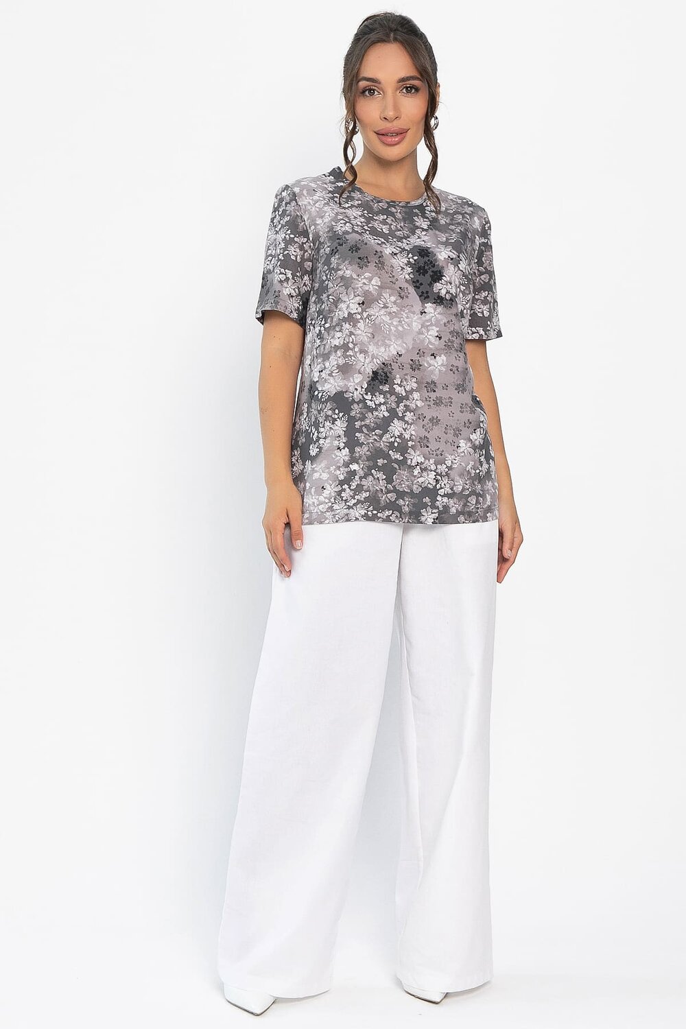 LT Collection Блуза 546448 Б14005-25М серый