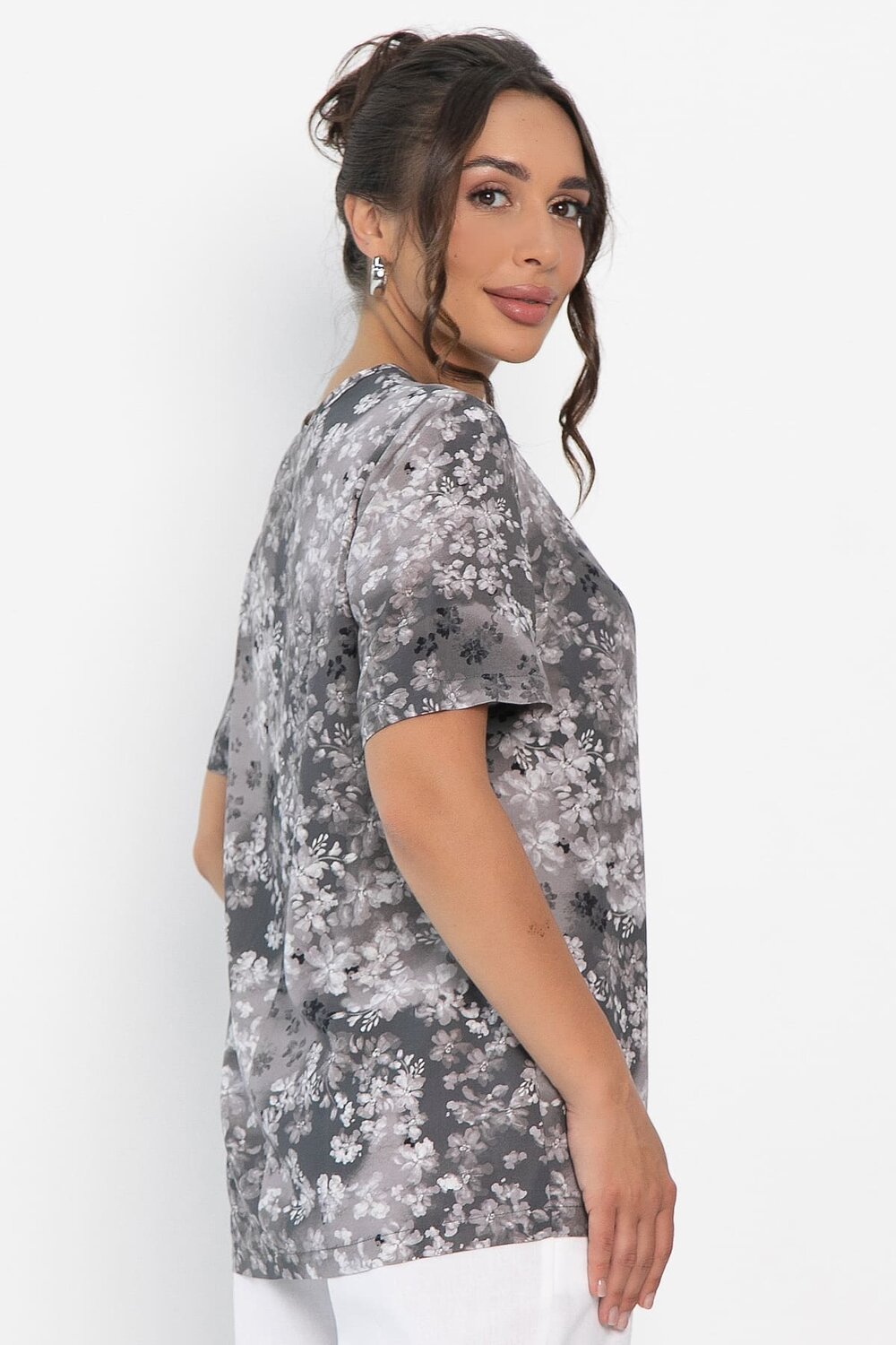 LT Collection Блуза 546448 Б14005-25М серый