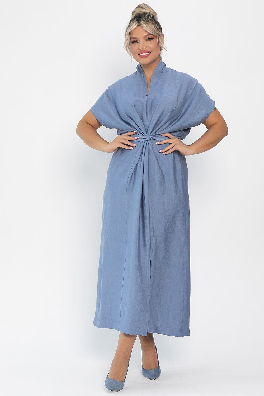 LT Collection Платье 546451 П14008-30М голубой