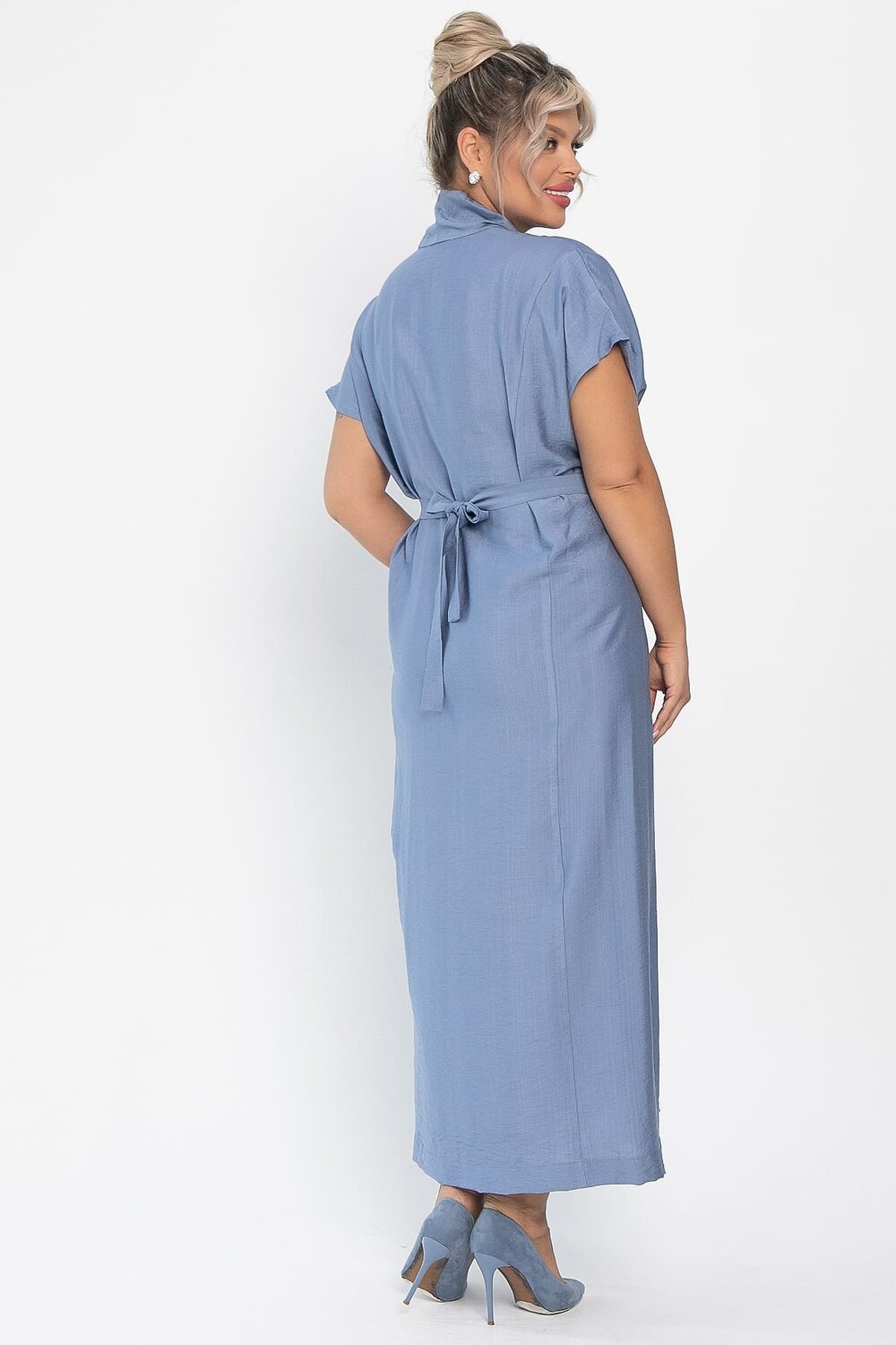 LT Collection Платье 546451 П14008-30М голубой