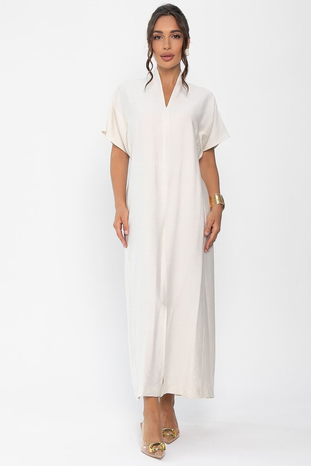 LT Collection Платье 546452 П14009-30М молочный