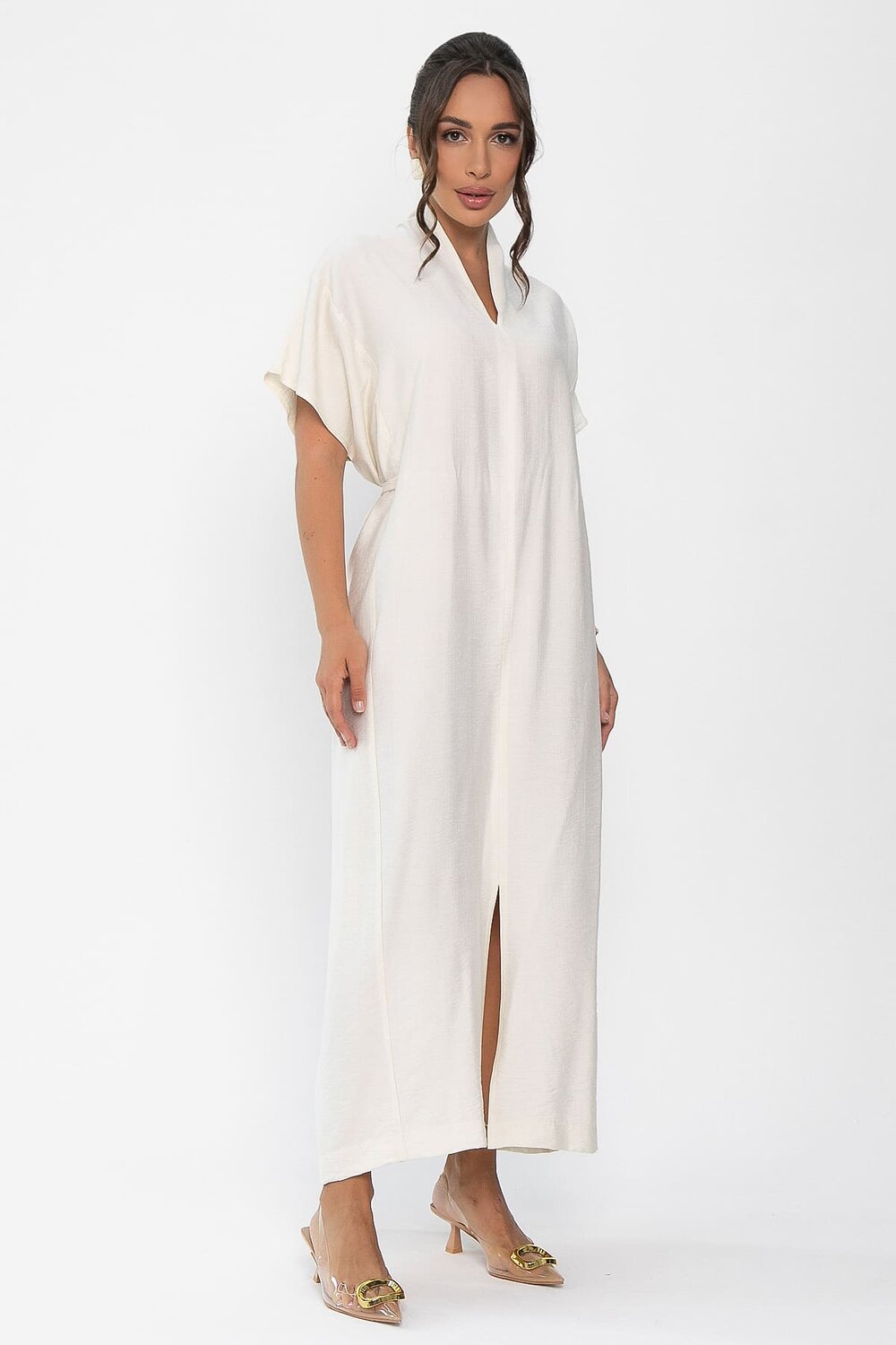 LT Collection Платье 546452 П14009-30М молочный