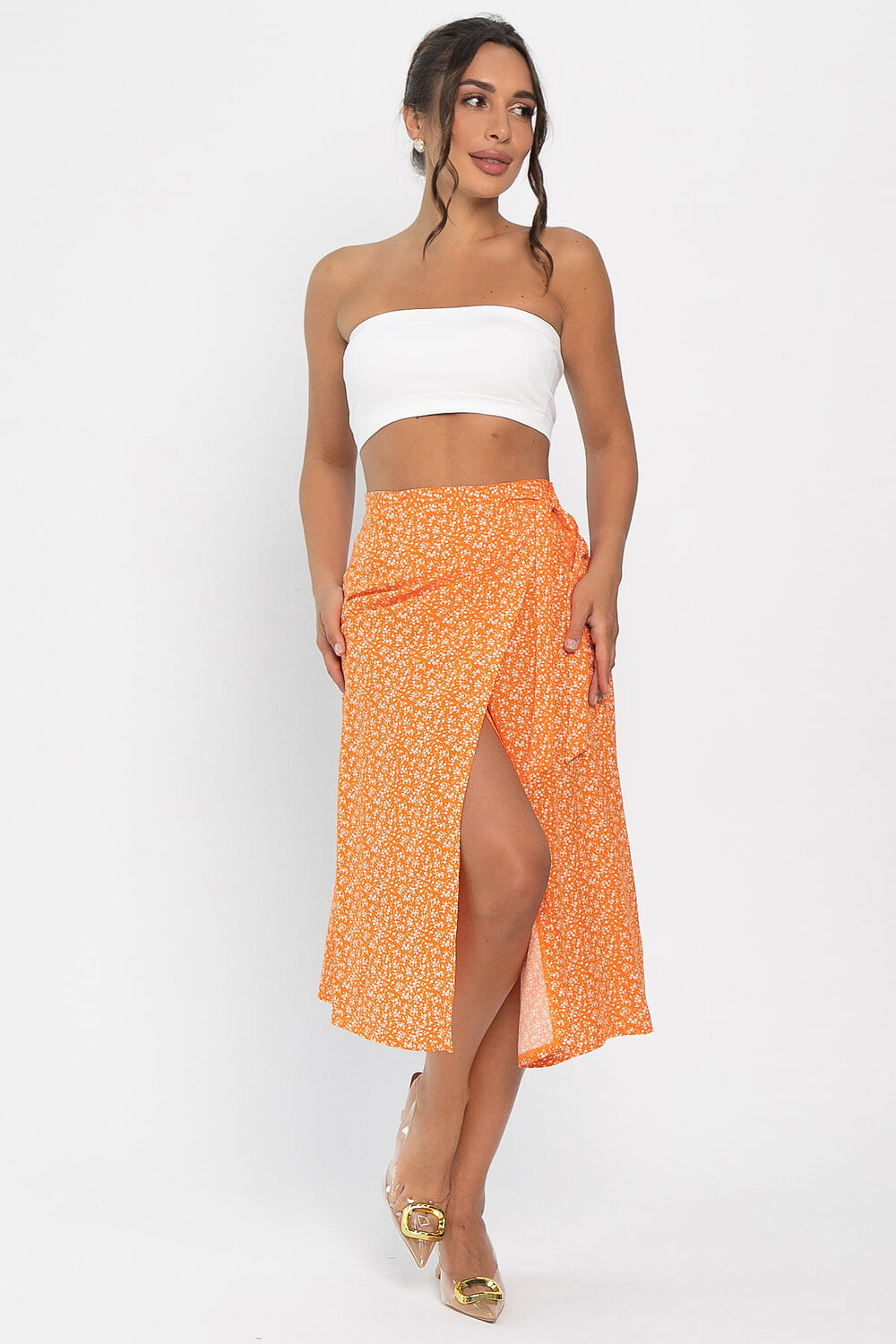 LT Collection Юбка 546455 Ю14019-35М оранжевый