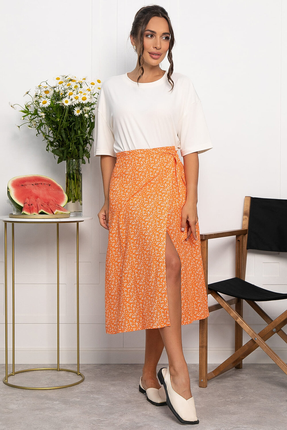 LT Collection Юбка 546455 Ю14019-35М оранжевый