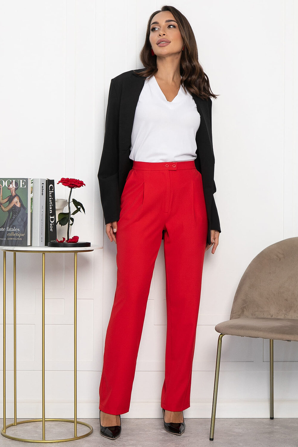 LT Collection Брюки 546457 Б14024-30М красный