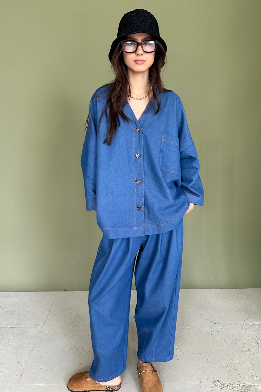 RISE Брюки 546698 DENIM086/01 Синий