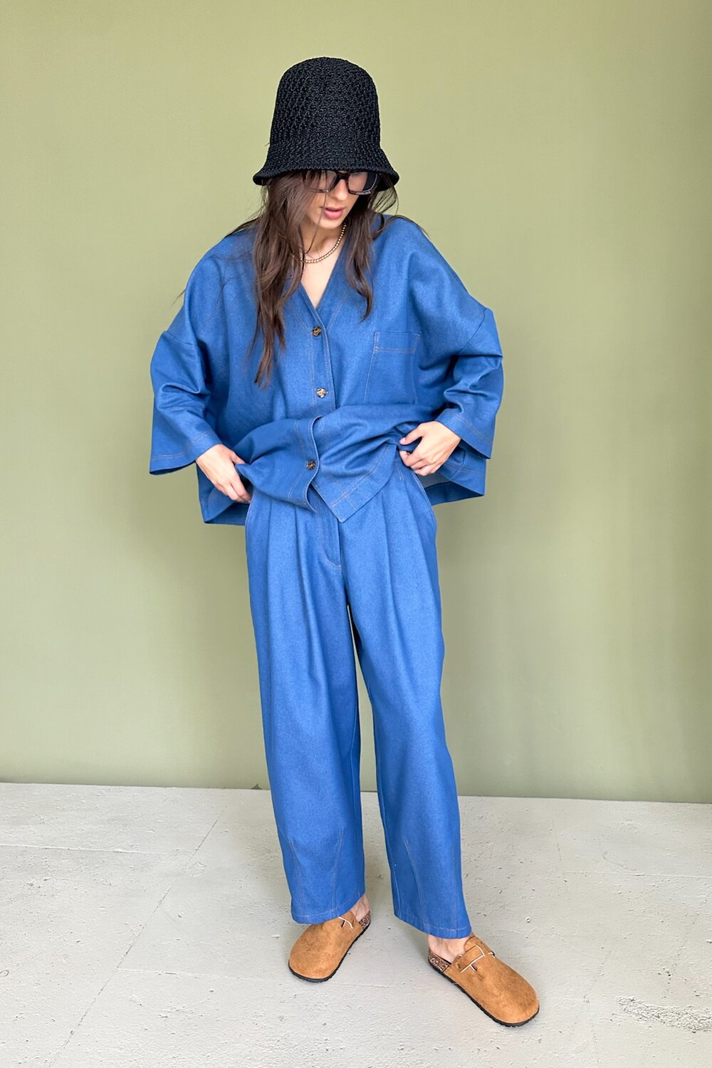 RISE Брюки 546698 DENIM086/01 Синий