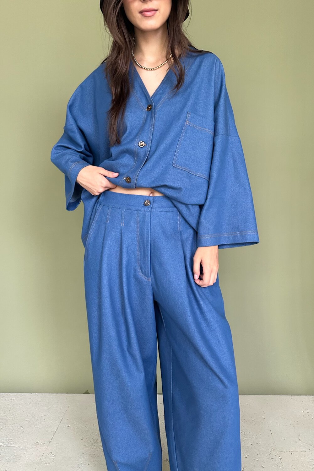 RISE Брюки 546698 DENIM086/01 Синий
