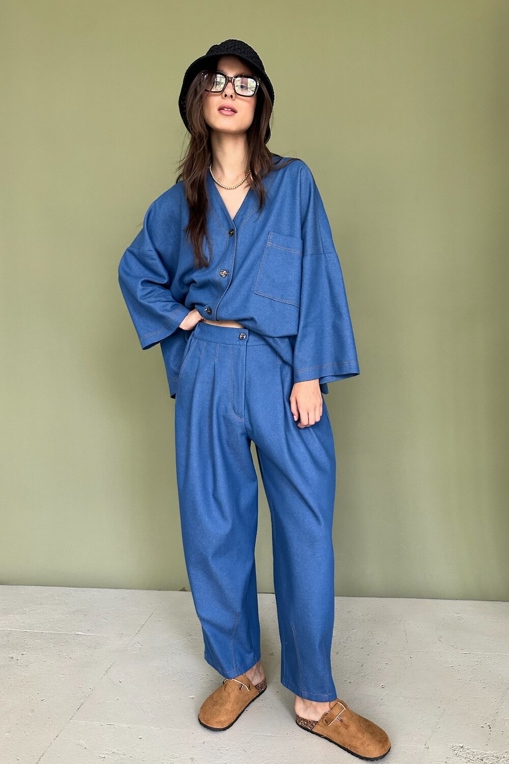 RISE Брюки 546698 DENIM086/01 Синий