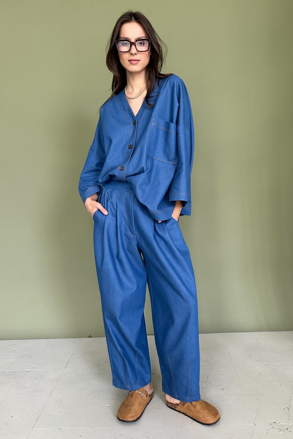 RISE Брюки 546698 DENIM086/01 Синий