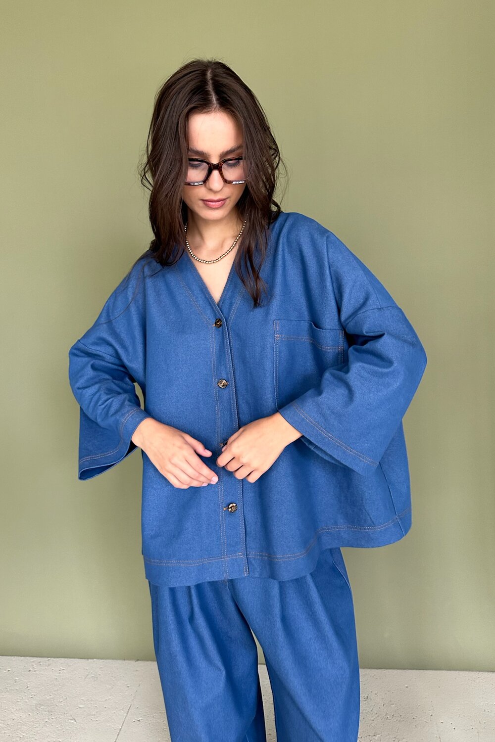 RISE Брюки 546698 DENIM086/01 Синий