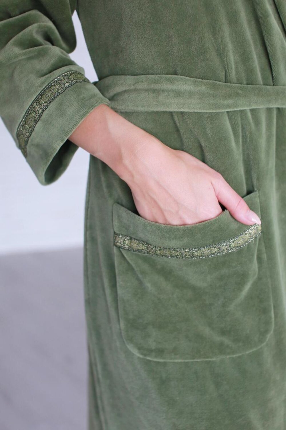 Lika Dress Халат 546776 6213 Хаки