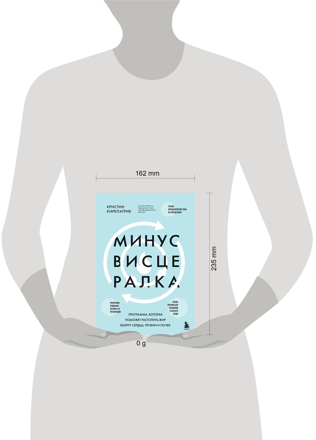 Эксмо Кристин Киркпатрик, Ибрагим Хануне "Минус висцералка. Программа, которая поможет растопить жир вокруг сердца, печени и почек" 546935 978-5-04-199929-2