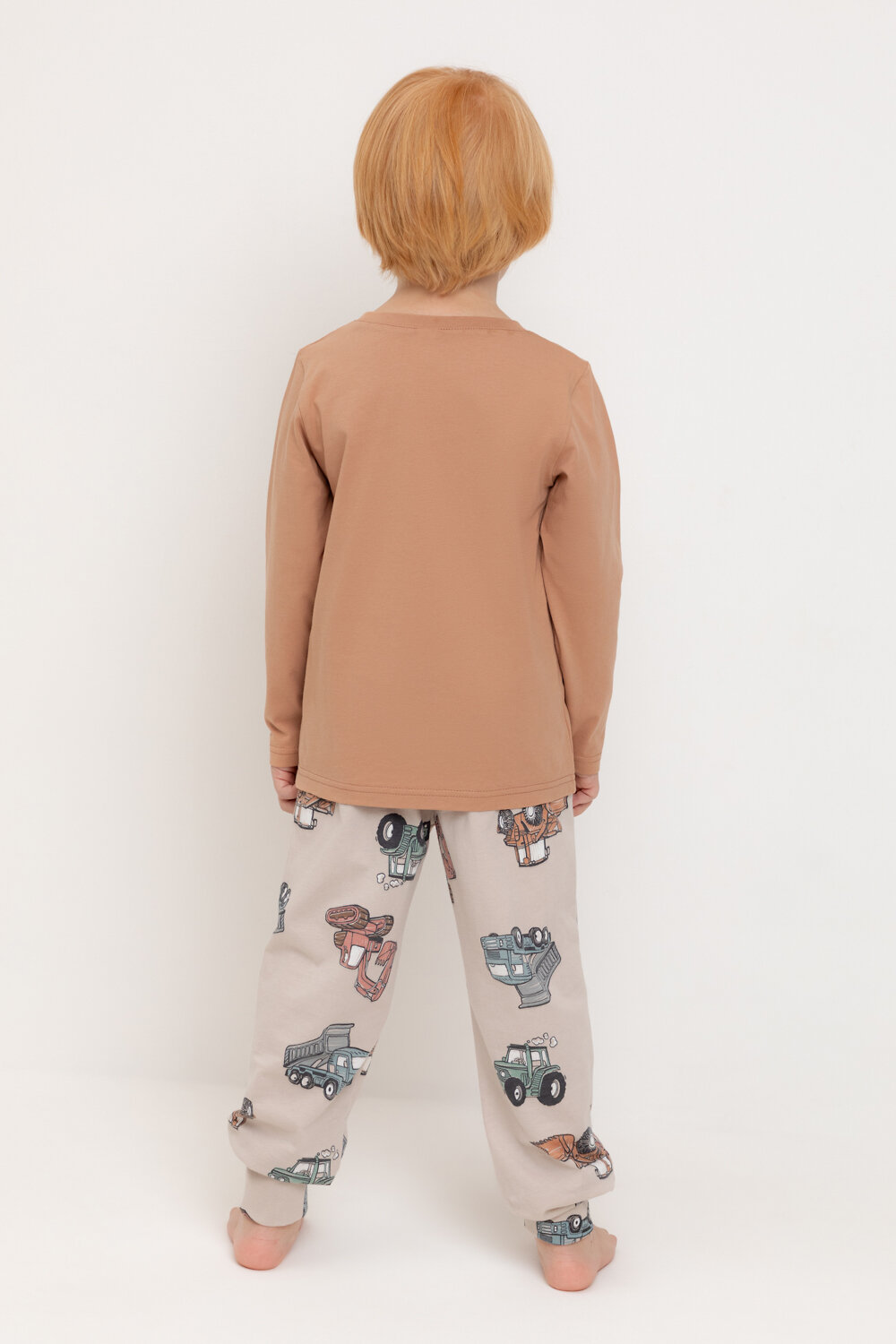 CROCKID Пижама 547466 К 1606 пралине, тракторы
