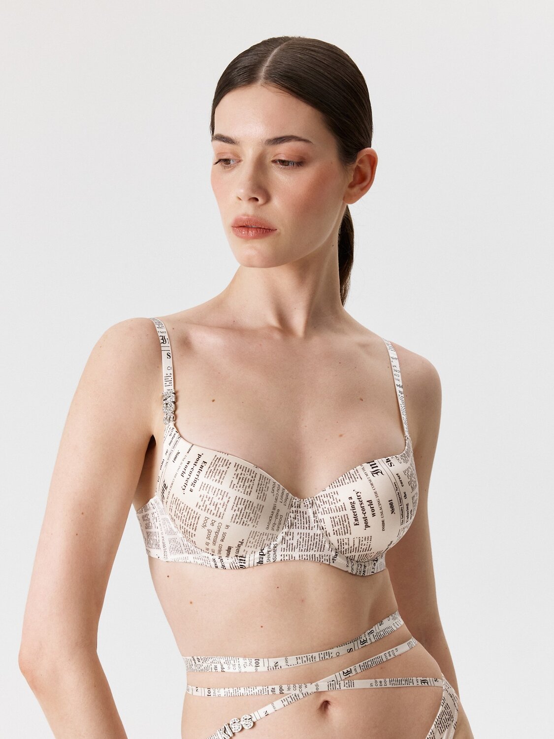 Infinity Lingerie Бюстгальтер 547608 31204111417 черный принт
