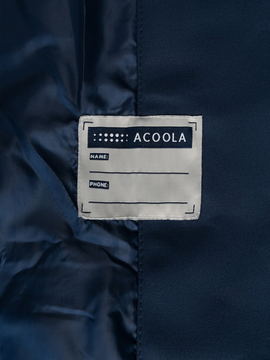 Acoola Плащ 547634 20240800010 темно-синий