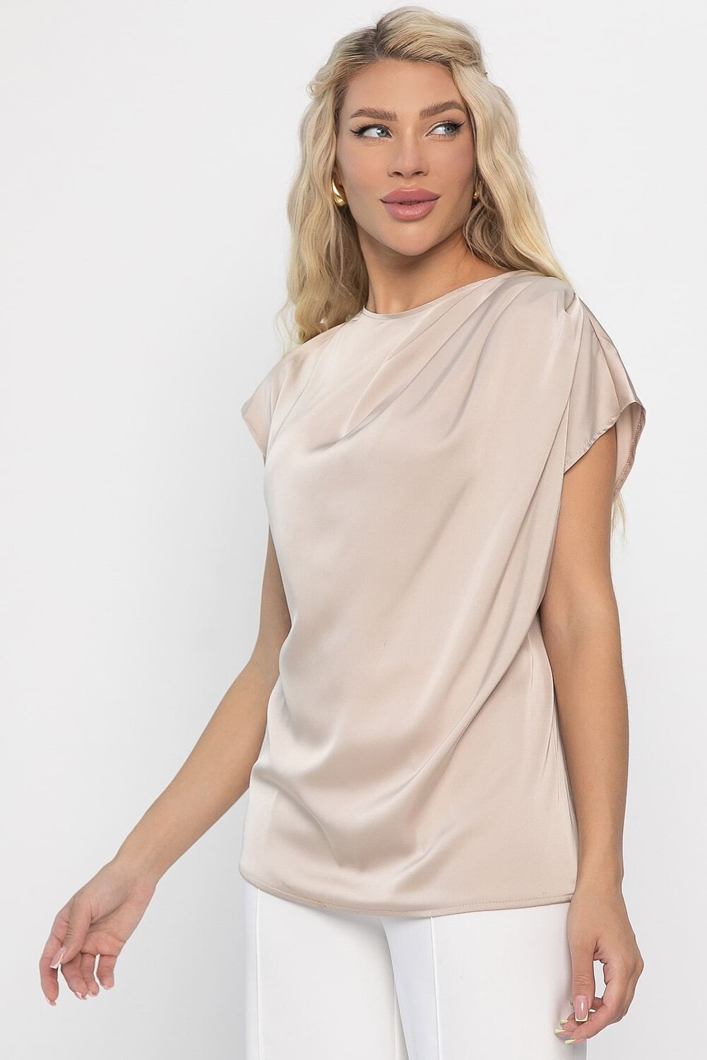 LT Collection Блуза 547841 Б13837-30М бежевый