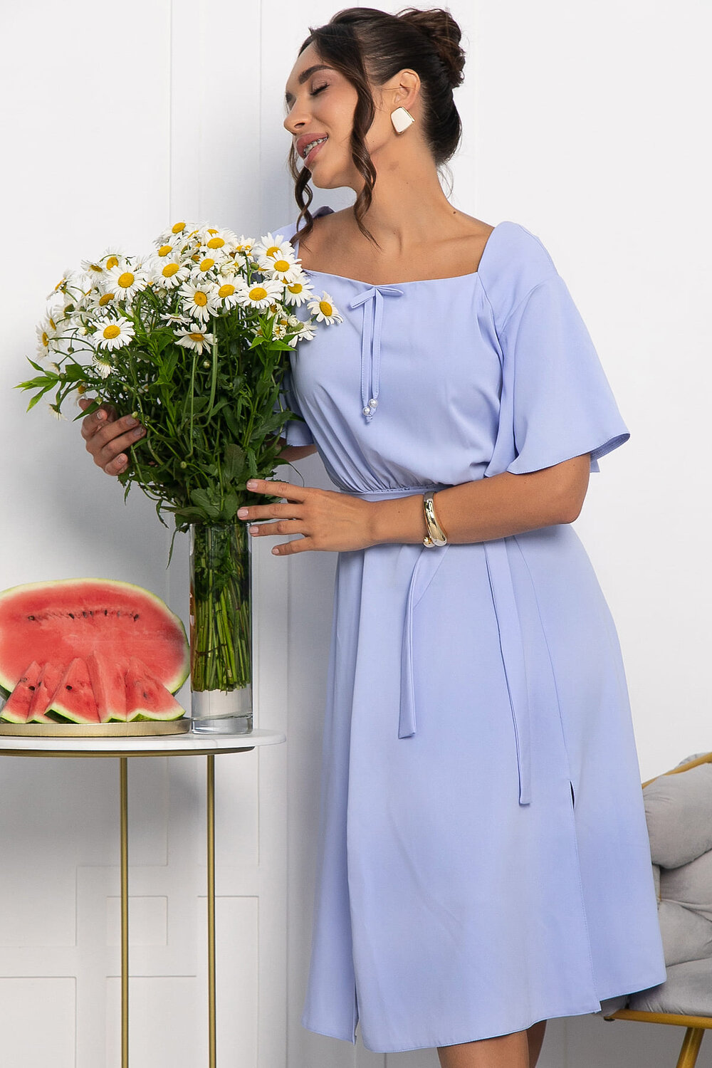 LT Collection Платье 547846 П13918-39М голубой
