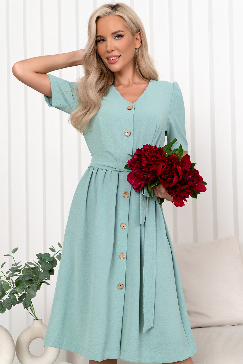 Open-style Платье 547990 6846 зеленый