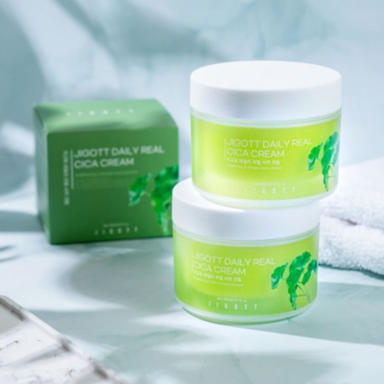 Jigott Крем для лица с экстрактом центеллы / Daily Real Cica Cream, 150 мл 548114 22540