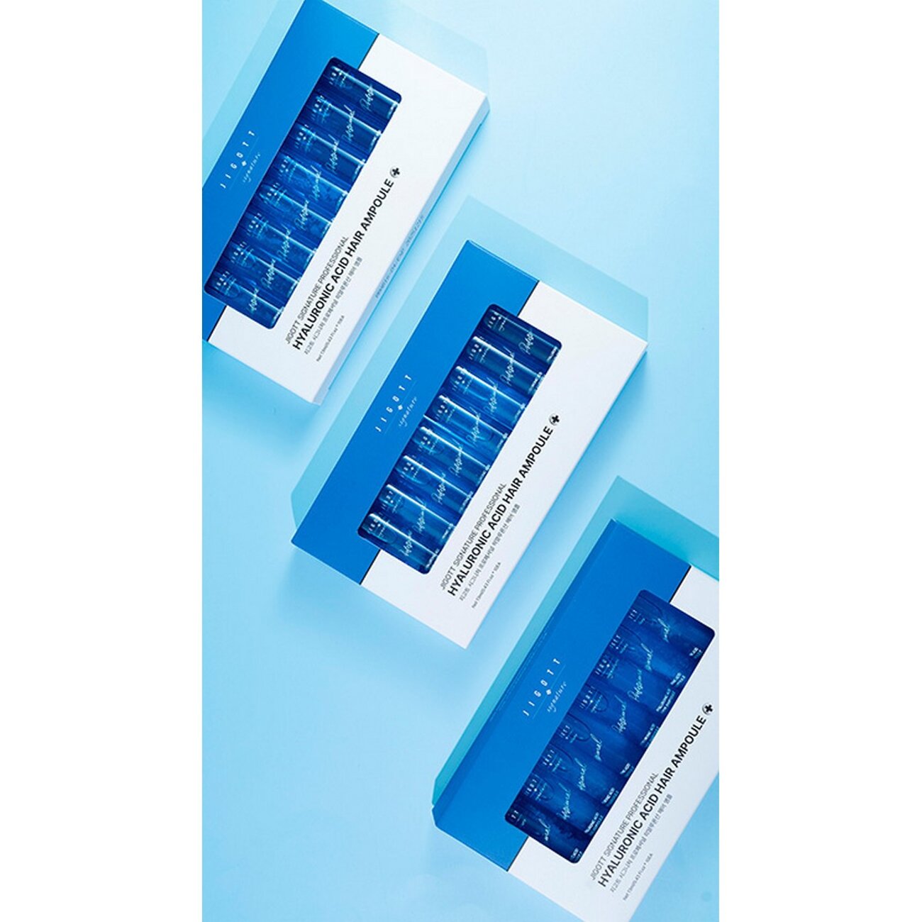 Jigott Ампульный филлер для волос с гиалуроновой кислотой / Signature Professional Hyaluronic Acid Hair Ampoule, 10 шт. x 13 мл 548116 23888