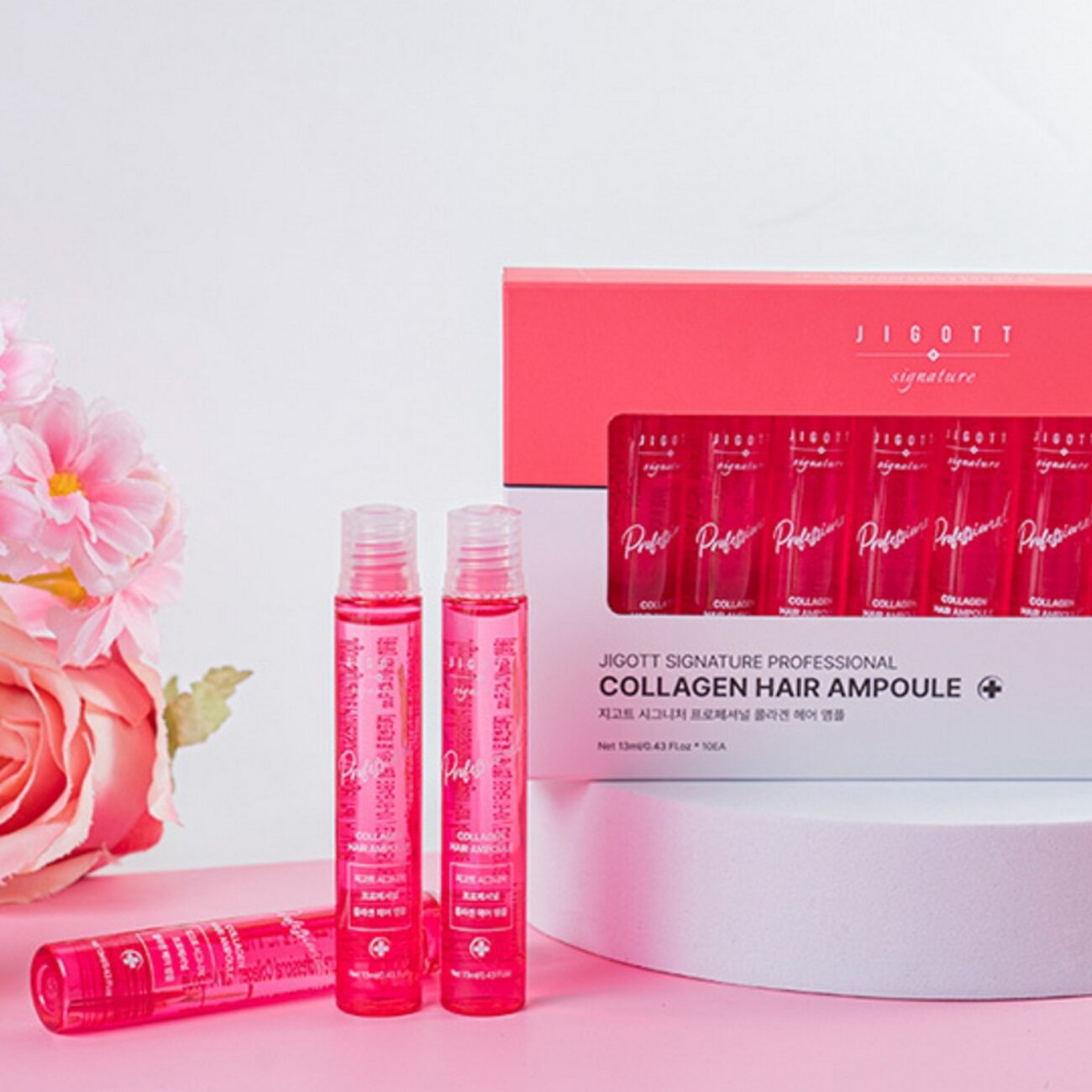 Jigott Ампульный филлер для волос с коллагеном / Signature Professional Collagen Hair Ampoule, 10 шт. x 13 мл 548119 23887
