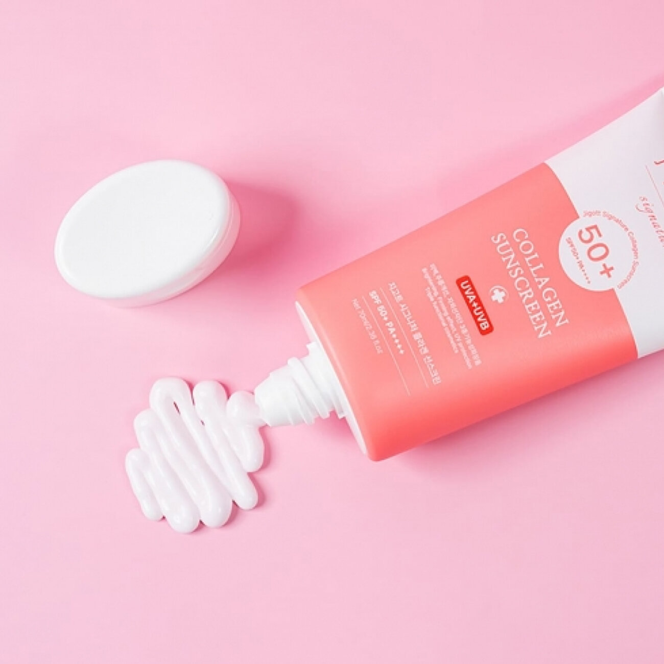 Jigott Крем для лица солнцезащитный с коллагеном / Signature Collagen Sunscreen SPF50+ PA++++, 70 мл 548121 25828