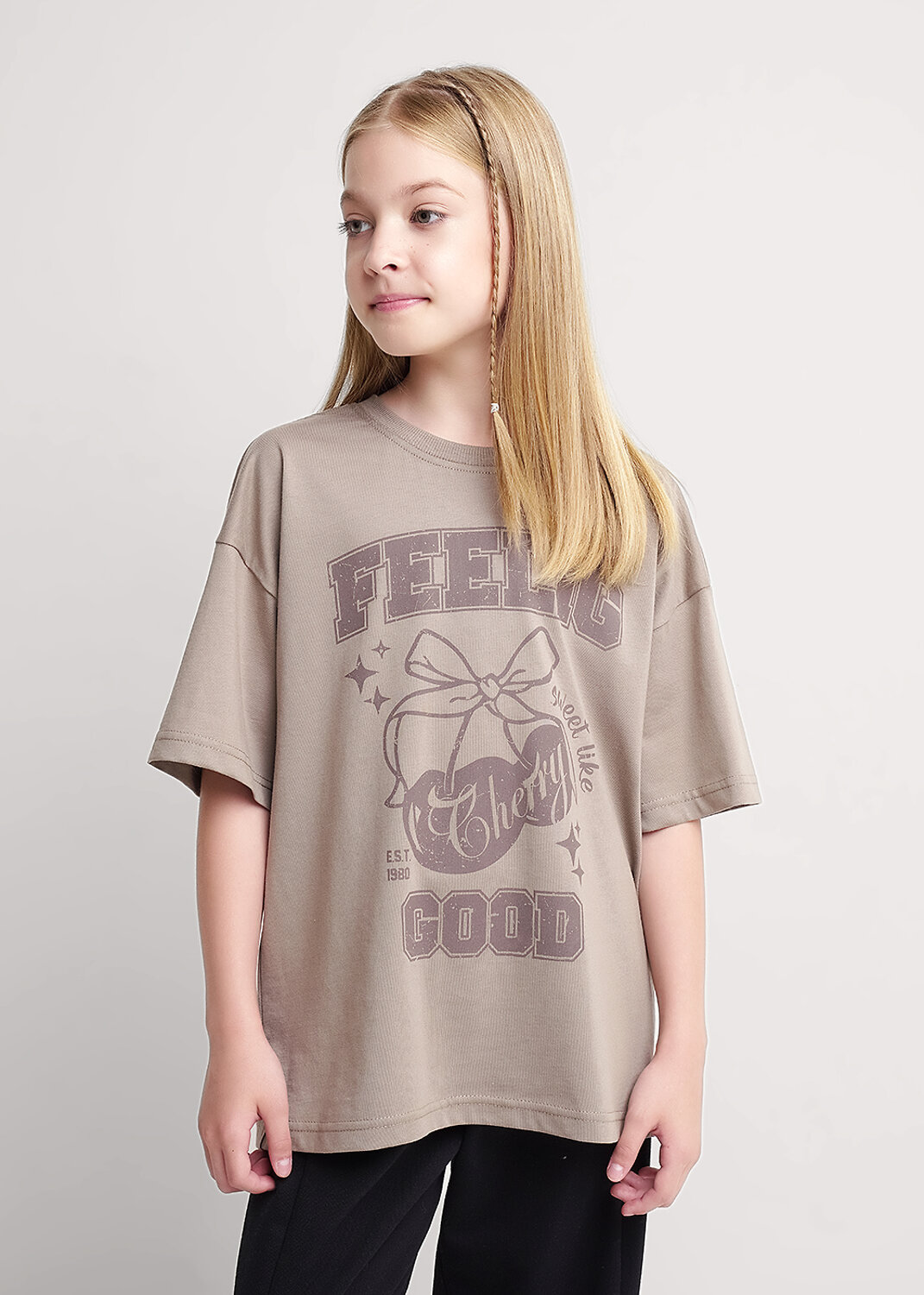CLEVER Футболка 548215 756885/25кд_п1 кофейный