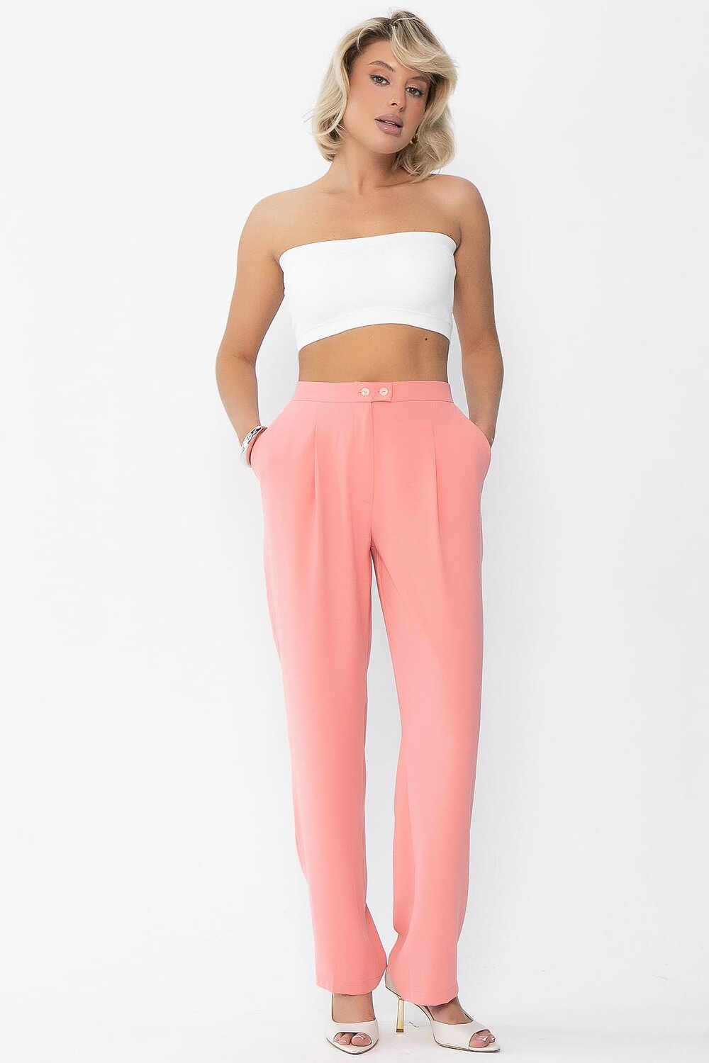 LT Collection Брюки 548369 Б14045-30М коралловый
