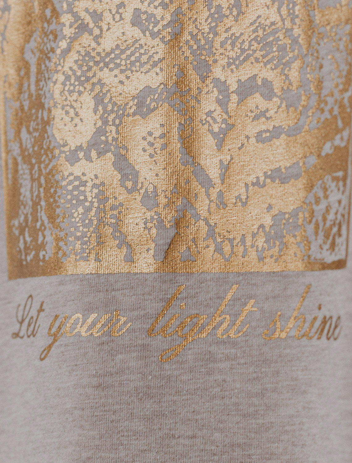 VILATTE Футболка 548395 D49.110 кофейный меланж_light shine