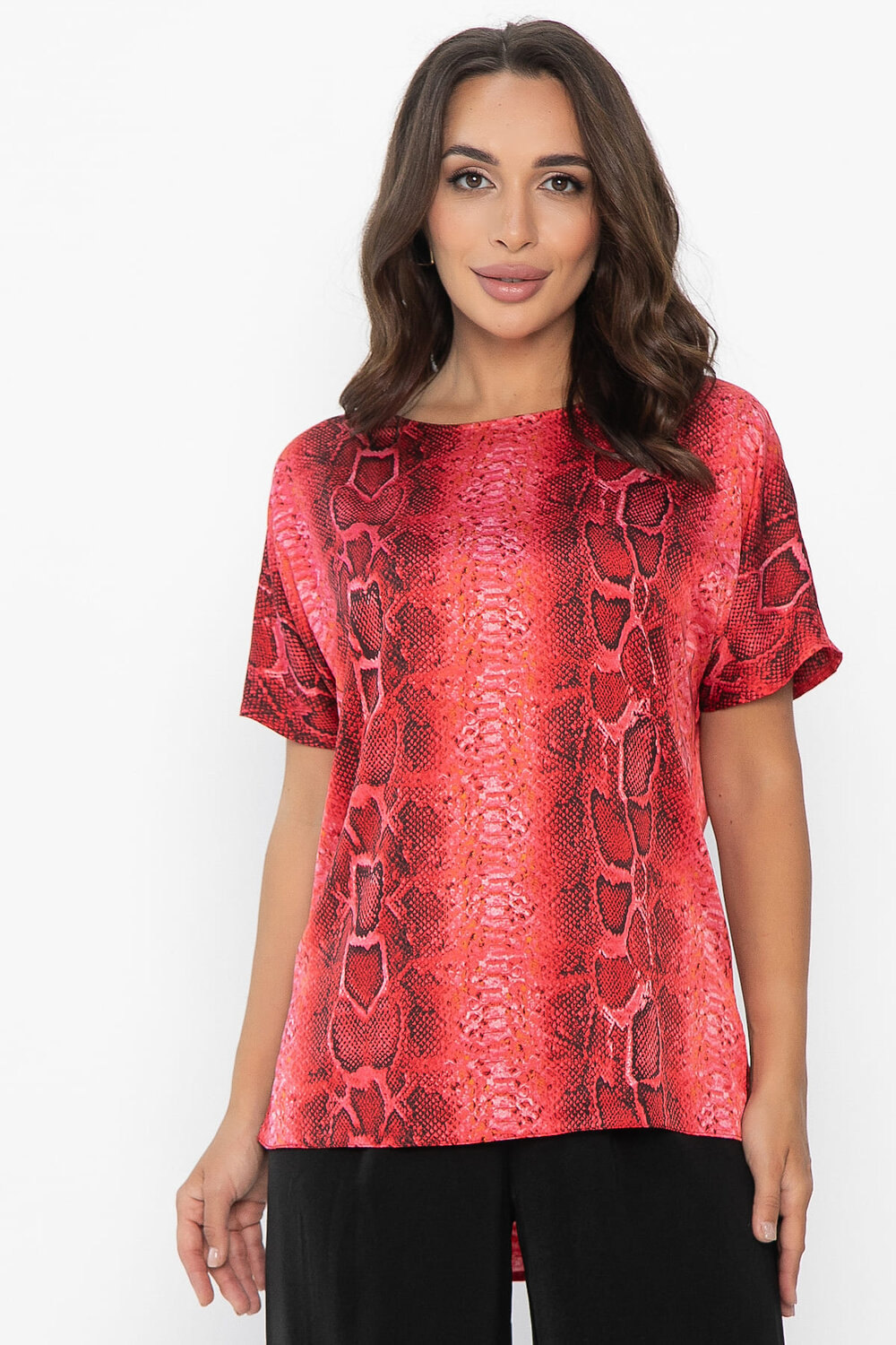 LT Collection Блуза 548559 Б14033-16М красный
