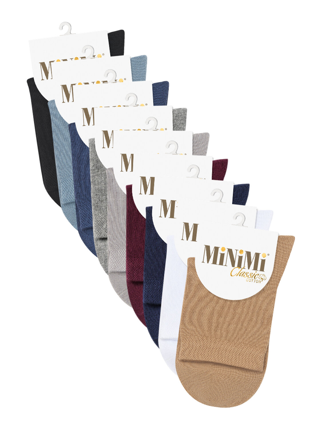 Minimi Носки 548643 MINI COTONE 1202 Bordo (Бордовый)