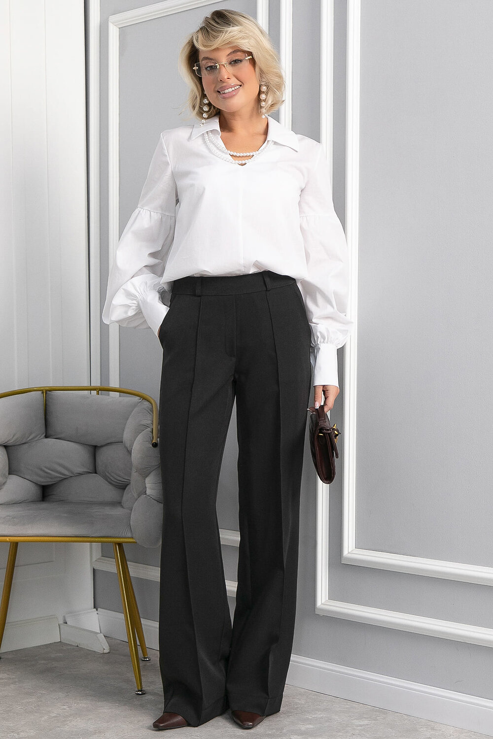 LT Collection Брюки 548781 Б14051-30М черный
